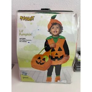 Spirit Halloween Lil Pumpkin Infant Costume 12-18 Months 3 Piece Set